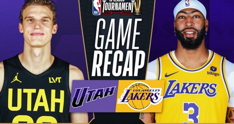 Utah Jazz vs Lakers Match Player Stats